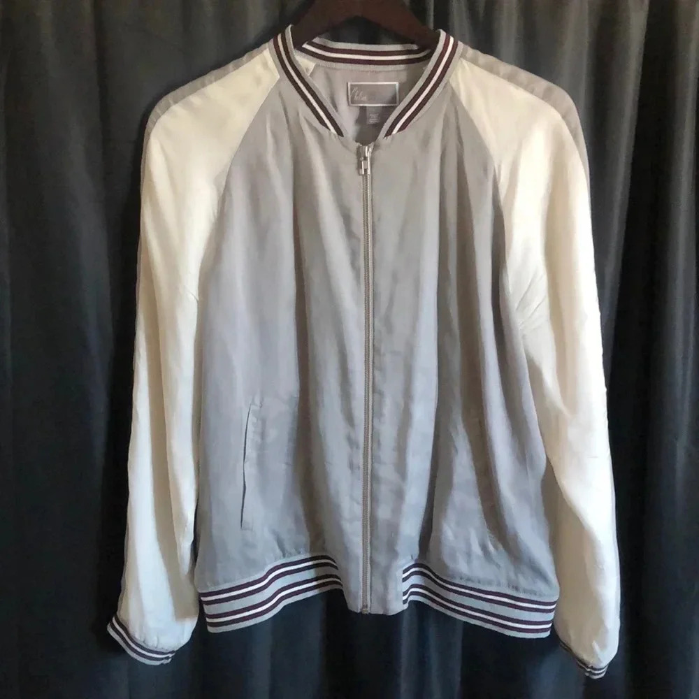 Chelsea28 Silk Bomber Jacket‎